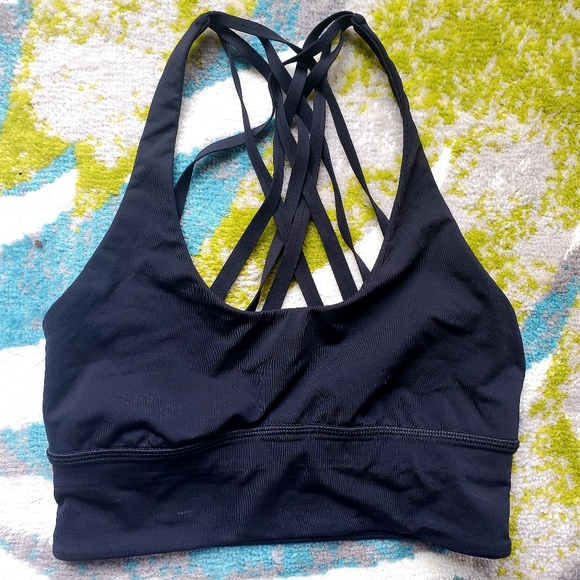 🖤like new lululemon free to be long line bra sz 4🖤 - Picture 3 of 4